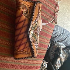 Handmade 100 percent leather wallet